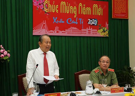 Phó Thủ tướng Thường trực thăm, chúc Tết lực lượng vũ trang tại TPHCM - ảnh 1